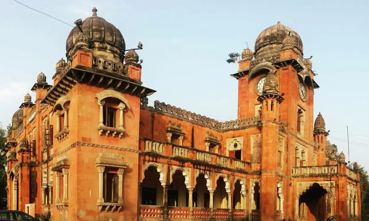 Gandhi Hall colonial Indo Gothic building in Indore